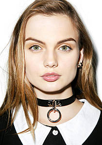 Чокер з кільцем Choker нашийник нашийник обдсм прикраса без повідця