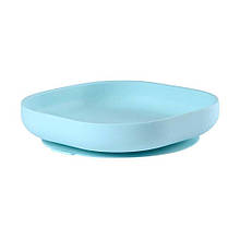 Силіконова тарілка на присоску Beaba Колір — Блакитний (913430)