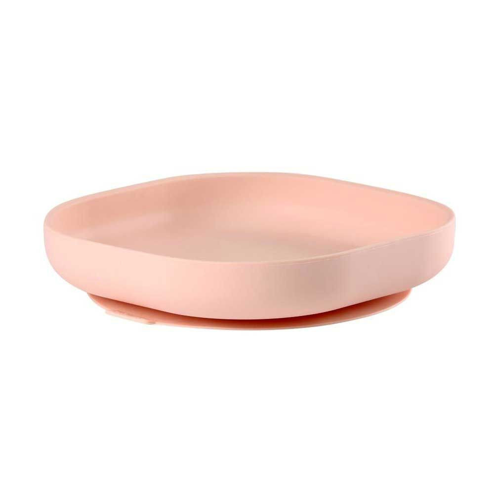 Силіконова тарілка на присоску Beaba Колір — Рожевий (913431)