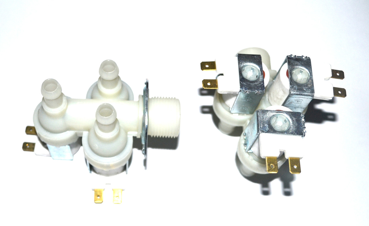 Клапан подачи воды (заливной) для стиральной машинки 3-90 (D=12mm)