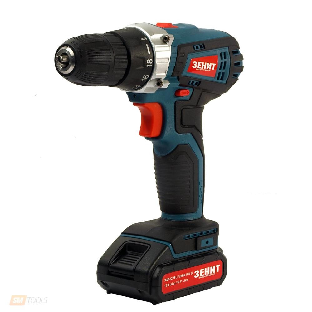 Шуруповерт ЗЕНИТ ЗША-12 M Li, фото 1