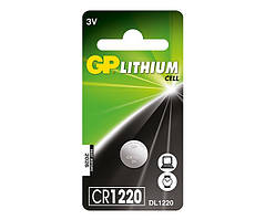 Батарейка GP CR1220 Lithium 3V, дискова