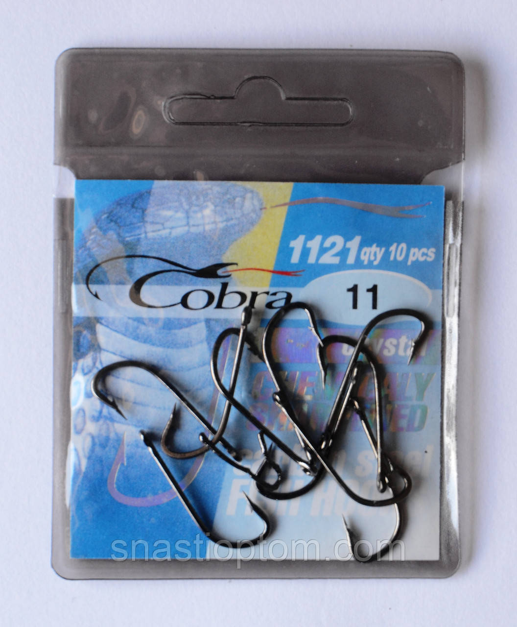 Cobra crystal, гачки рибальські, №11, 10шт