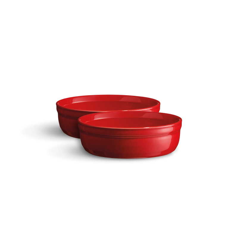Набір форм для крем-блюле Emile Henry 13 см 2 шт червоних 344013