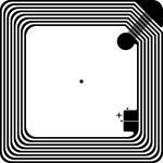 Безконтактна наклейка NXP ICODE 13.56 МГц AD-709x