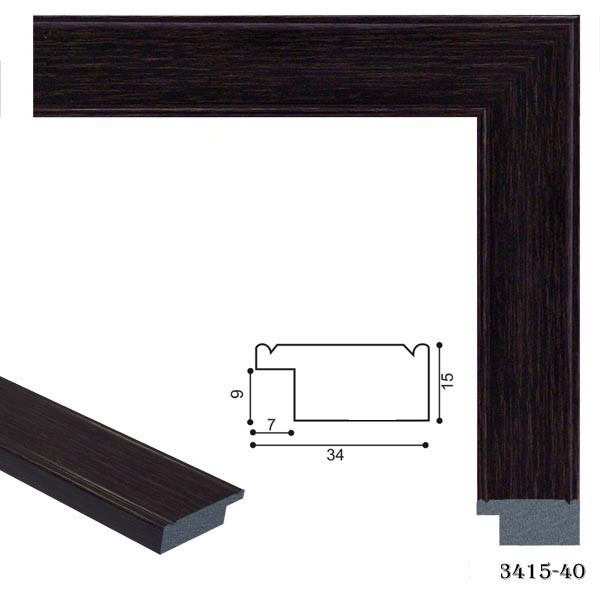 Багетна рама для картини 40 х 50 см PR3415-40 Темно-коричневий