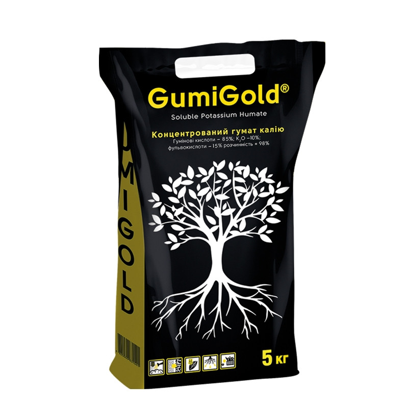Гумат Калия "Gumi Gold" , 5 кг, Киссон по лучшей цене 900 ₴ | Планета ...
