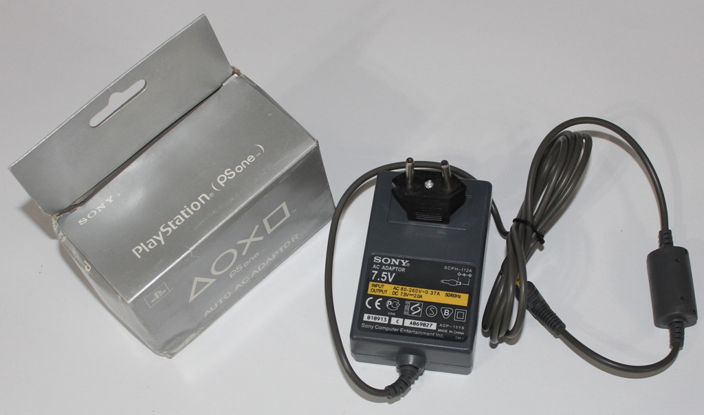 Блок живлення 220 в, ігрова приставка Playstation One, PS One AC Adapter SCPH-112A коробка пом'ята