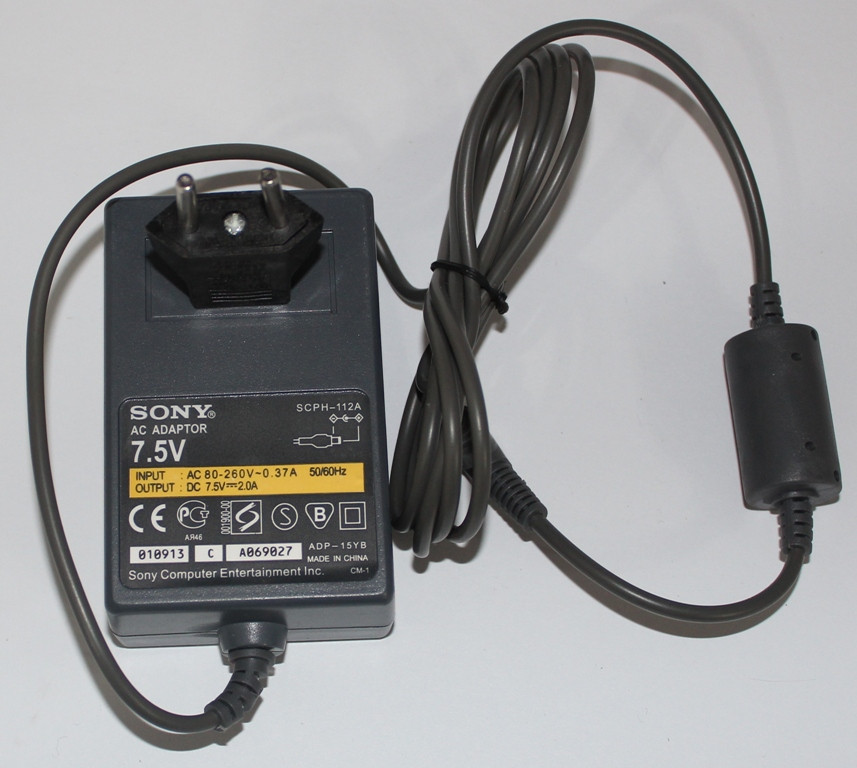 Блок питания 220в, игровая приставка Playstation One,PS One AC Adapter SCPH-112A коробка помята - фото 2 - id-p64959362