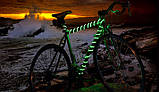 Яскрава підсвітка велосипеда оптичним дротом. 6 кольорів, фото 7