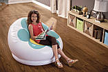 Надувне дитяче крісло INTEX 68574 з квіткою, фото 2