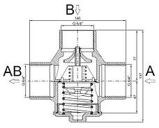 Триходовий змішувальний клапан Regulus TSV6B 55 °C DN40 (1 1/2"), фото 5