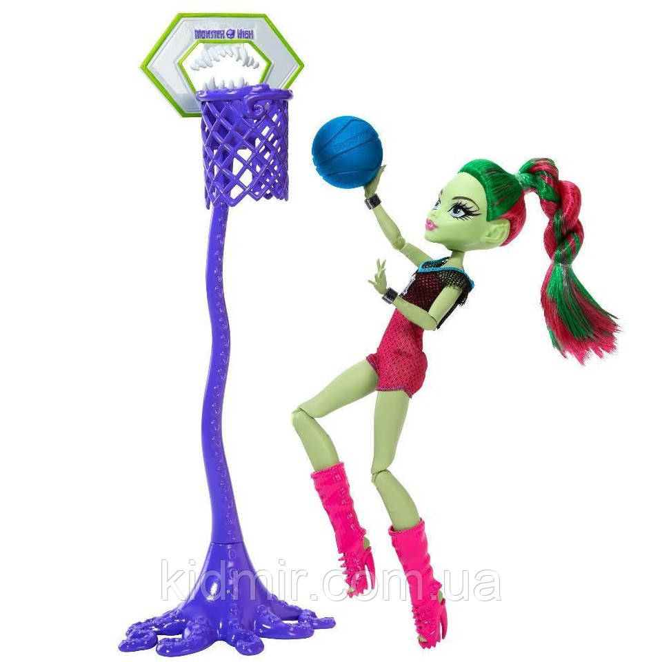 Лялька Монстр хай Венера МакФлайтрап Каскетбол Monster High Venus McFlytrap DXY08