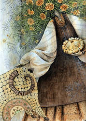 Листівка "Квітнуть чорнобривці"