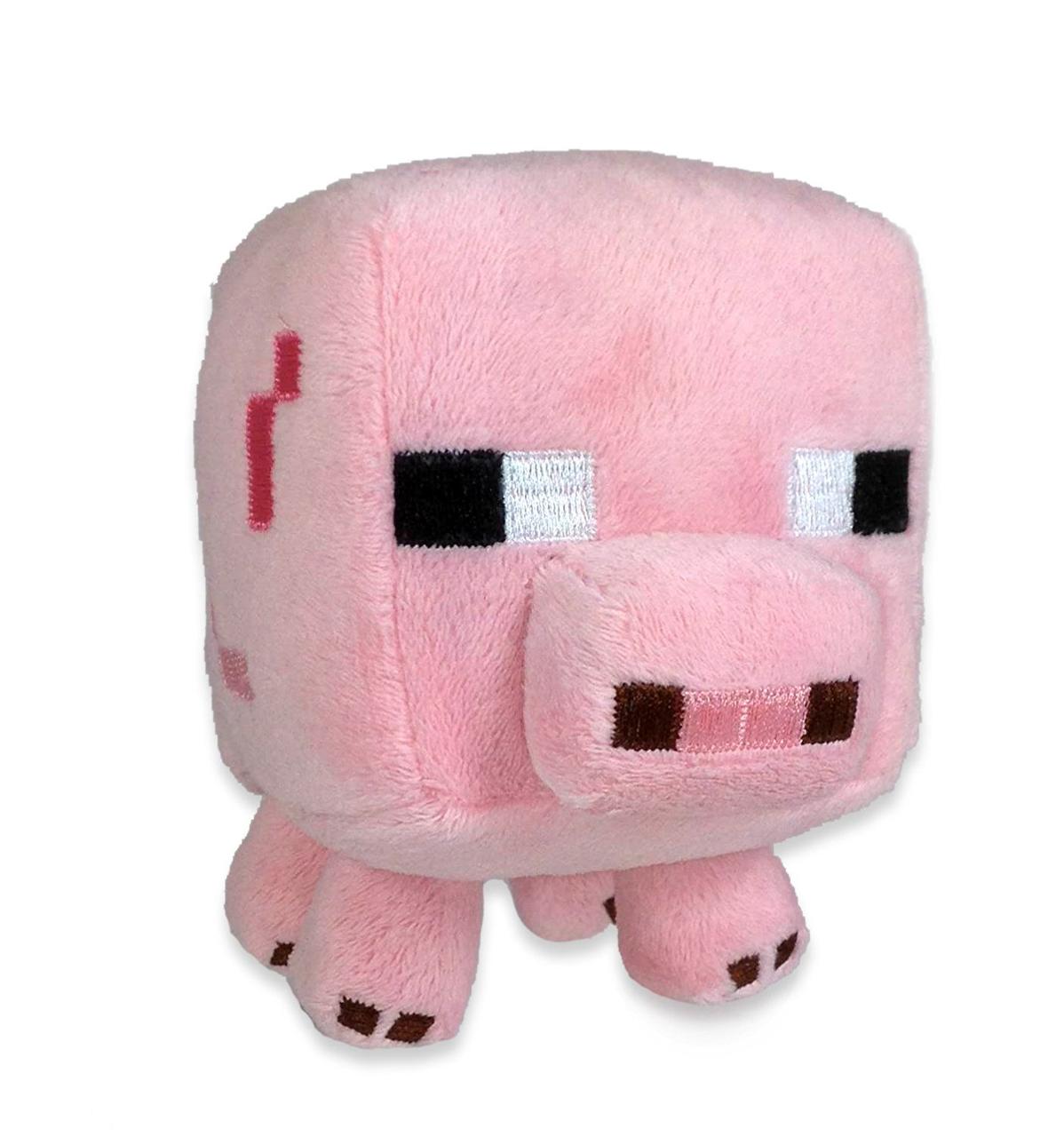 М'яка іграшка Minecraft «Порося» Baby Pig 16 см, фото 1