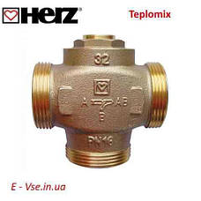 Триходовий змішувальний клапан HERZ Teplomix 60 °C DN25 (1 1/4"), фото 2