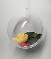 Пластикова куля сфера, прозорий, діаметр 10 см