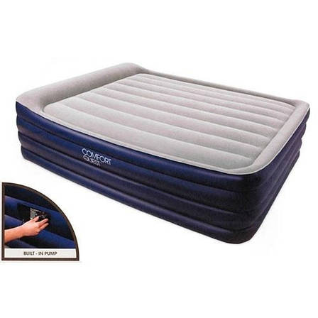 Bestway 67528 надувна ліжко Nightright Raised Air Bed 203х152х56см, фото 3