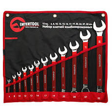 Набір ключів комбінованих Intertool XT-1512 12 шт (ізольована ручка)