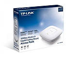 Точка доступу TP-Link EAP115 802.11n 2.4 ГГц, N300, 2x3 дБі, 1хFE LAN, PoE, стель. (код 751221), фото 4