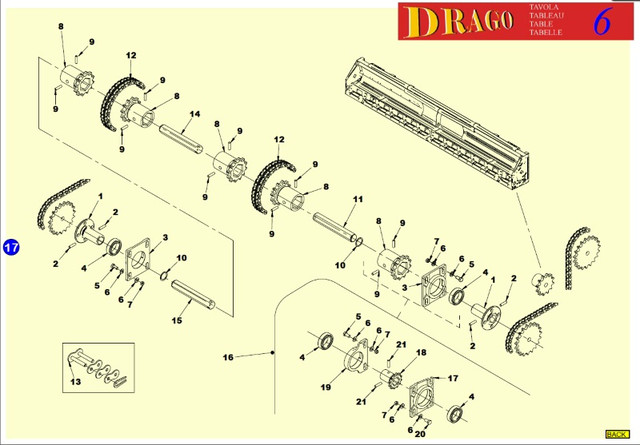 Звездочка Z-12, L-80, DF6190 Olimac Drago: продажа, цена в Лубнах