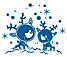 Інтер'єрна новорічна наклейка Олені (оленята сніжинки роги сніг зима новорічний декор) матова 700х625 мм, фото 7