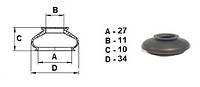 Пыльник универсальный для шаровой опоры, рулевого наконечника (11*27*10)