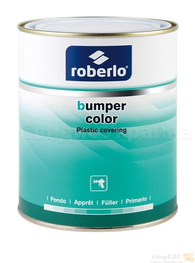 Фарба ROBERLO BUMPER COLOR 1Л фарба для пластику НД 20 антрацит