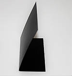 Цінник крейдовий кутовий 3х3 см L-подібний для написів крейдою і маркером грифельний чорний. Табличка чорна, фото 3