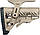 Приклад FAB Defense GLR-16 CP з регульованою щокою для AR15/M16. Колір - пісочний, фото 4