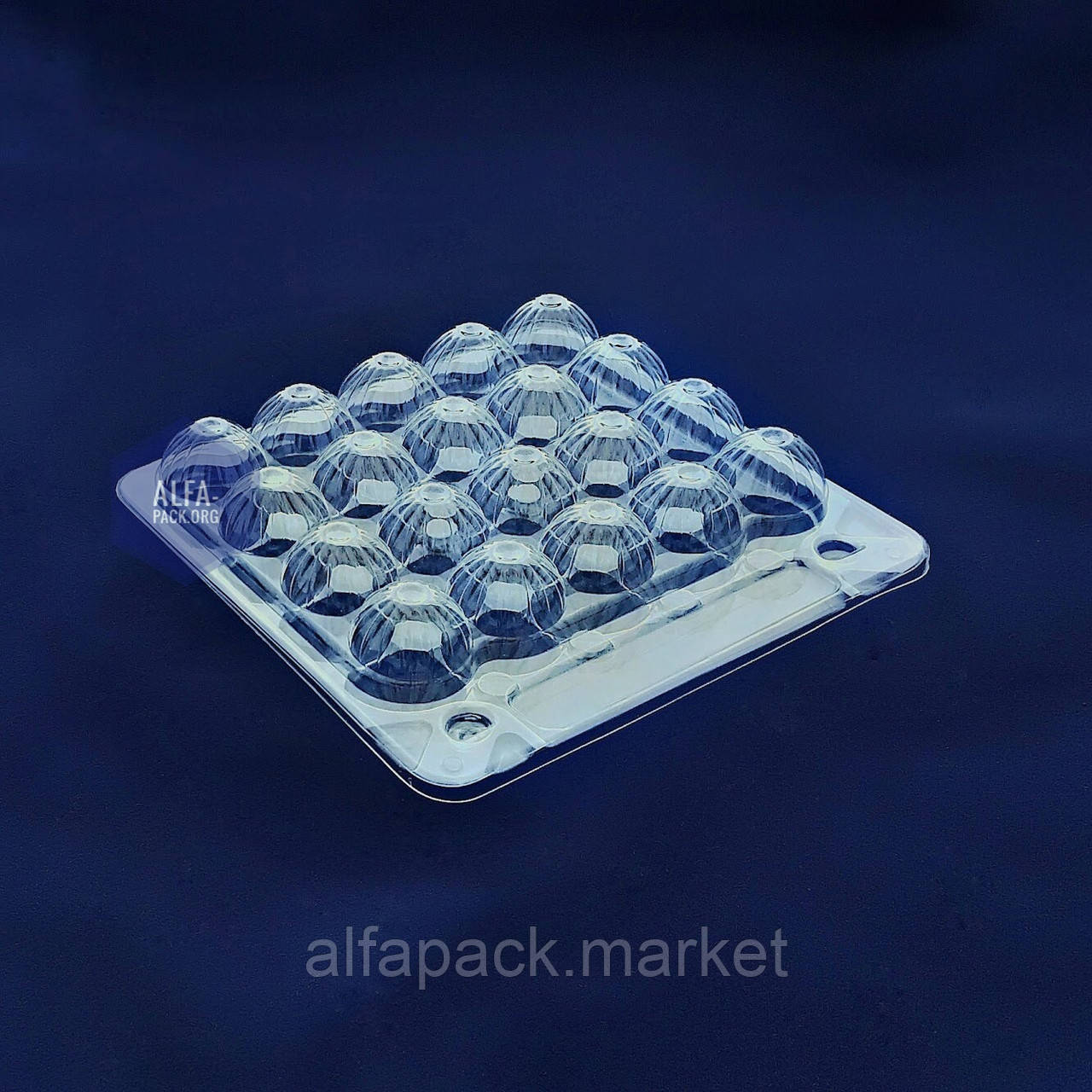 ПС-111 Упаковка для перепелиных яиц 20шт, 155*150*40 (600 шт в ящике) 010100022 - фото 3 - id-p142819296