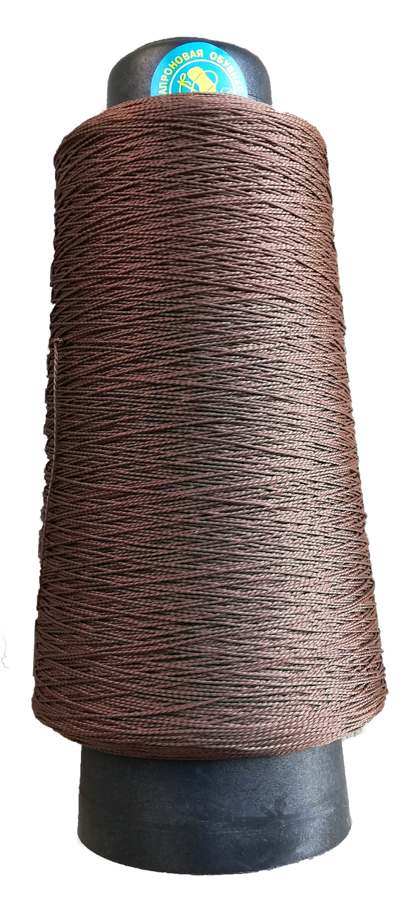 Нитка п/п Конус коричнева, 350 г, 375 текс