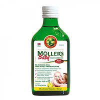 Рыбий жир Норвегия Mollers baby + omega 3 250 мл