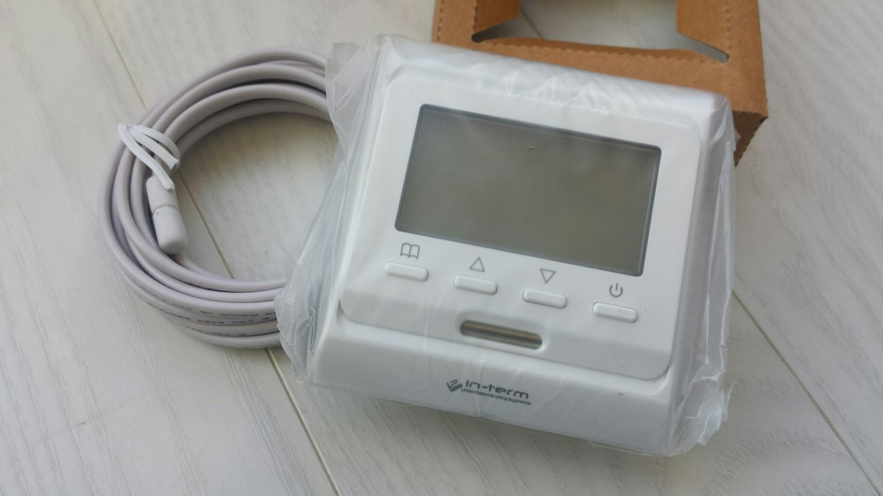 Термостат (Програмований) Тижнний із монохромним дисплеєм, фото 1