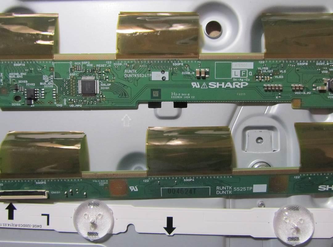 Планки матриці RUNTK DUNTK 5524TP 5525TP від матриці CY-HH032AGSV1V Samsung UE32H4270, фото 1