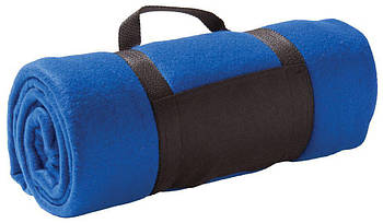 Плед флісовий в чохлі 200гр./м2, СИНІЙ