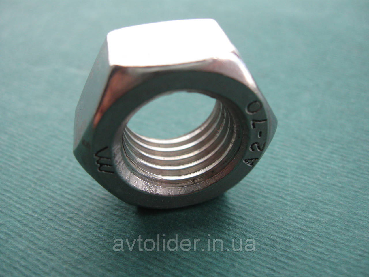 DIN 934 F (ГОСТ 5927-70; ISO 8673) - гайка шестигранная с мелким шагом резьбы, нержавеющая сталь А2 (AISI 304) - фото 1 - id-p656489232