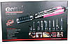 Фен-щітка Gemei GM-4835 10 в 1 1000W Pink (4641), фото 4