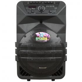 Колонка Meirende K5-15 з акумулятором/180W/мікрофон/комплект/Bluetooth/SD+USB+FM/LED, фото 1