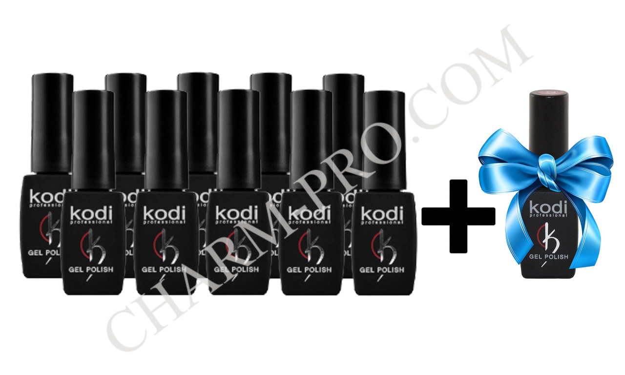 Великий набір гель-лаків Kodi professional + ПОДАРУНОК!!