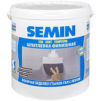 SEMIN SEM JOINT COMPOUND финиш паста для заделки стыков ГКЛ и тонкой финишной отделки, 25кг