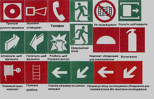 Знаки з пожежної безпеки