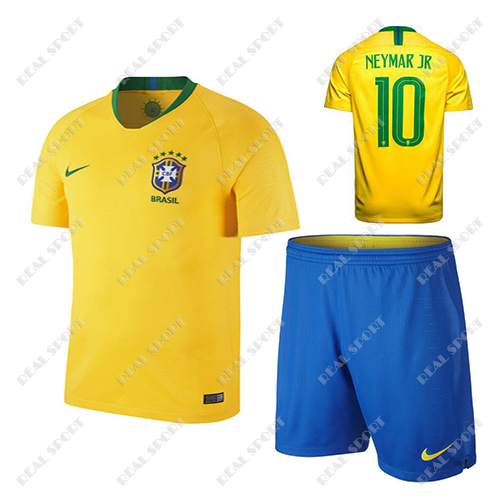 Дитяча футбольна форма Збірної Бразилії ЧС 2018, Неймар №10. Основна