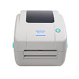 Принтер етикеток Xprinter XP-DT425B White (XP-425B), фото 3