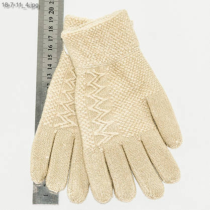 Оптом рукавички для дівчаток 7-11 років - №18-7-11, фото 4