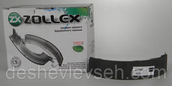 Задня Колодка гальмівний. AVEO (Z5010B), 96473229 (ZOLLEX)