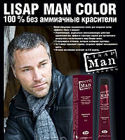 Безаммиачный крем-краситель для волос Lisap Man Color