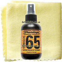 Набір для догляду за гітарою Dunlop 654C Formula 65 + Polish Cloth
