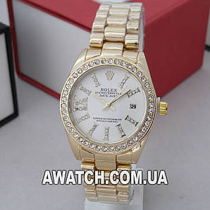 Жіночий кварцевий наручний годинник Rolex C09