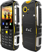 E&L S600, IP68, военный стандарт защиты MIL-STD-810G, MP3/MP4, 2 SIM, 2000 mAh, фонарик, дисплей 2.4"